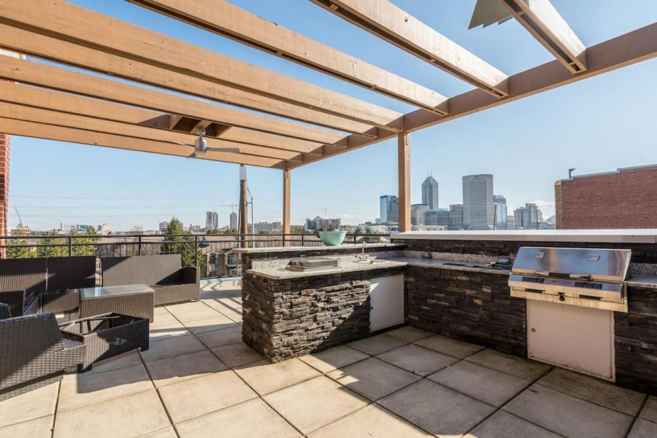 Ferienwohnung Private Bed Downtown Indy - Shared Indianapolis Exterior foto